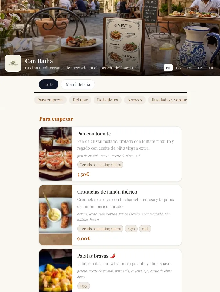 Pégalas en tus mesas